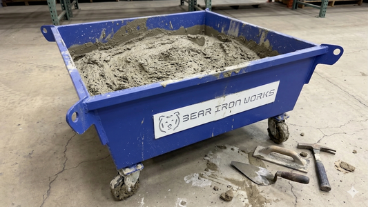 50 Gal Mortar Tub (with or without castors)