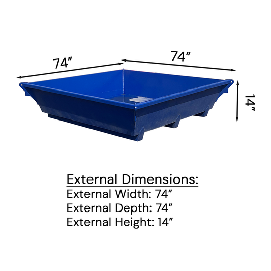 Washout Tub - 1 CY