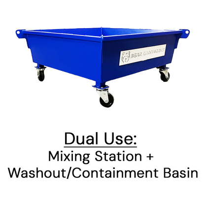 50 Gal Mortar Tub (with or without castors)