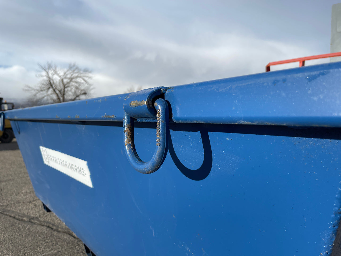 Concrete Washout Tub with lifting points