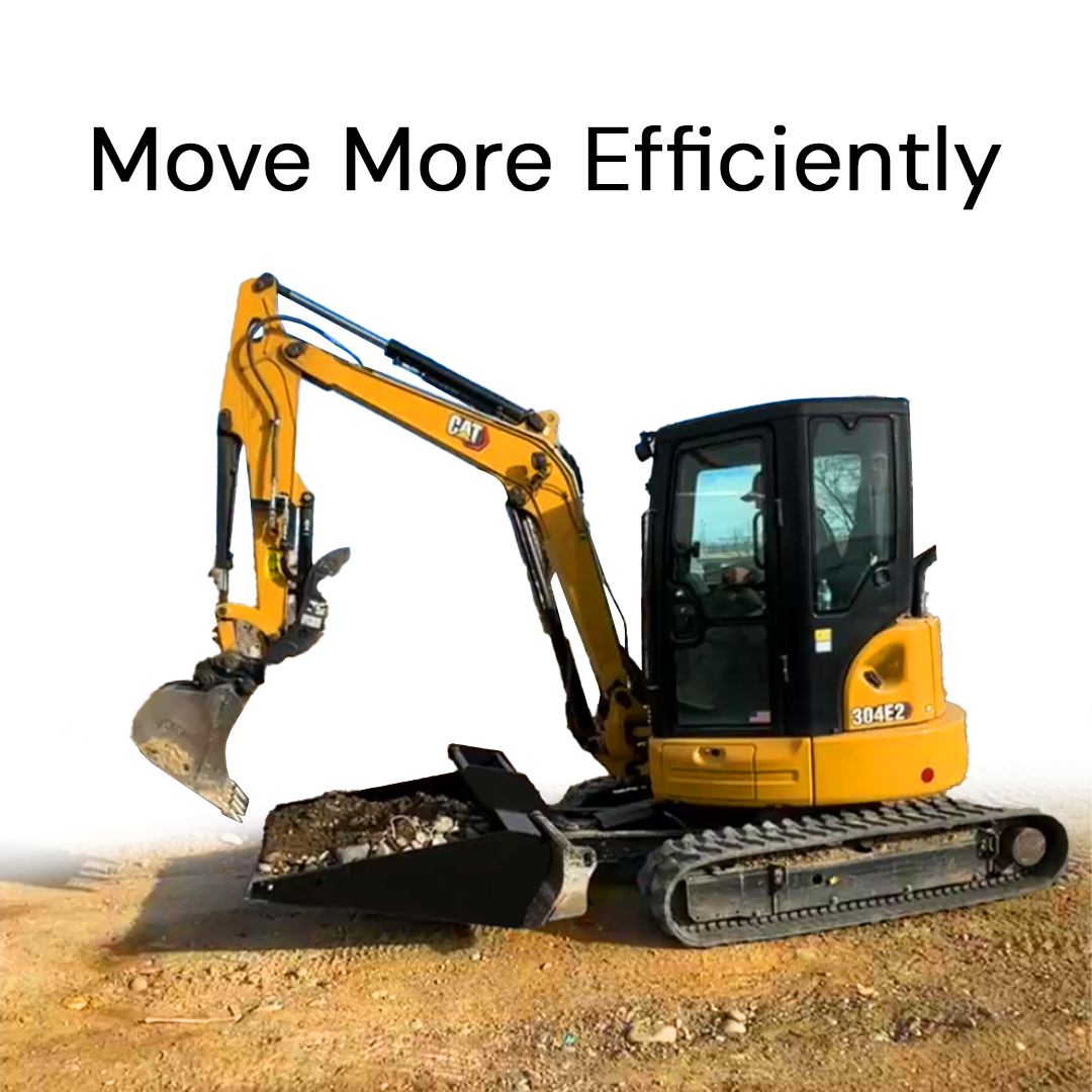 Bear Paw Mini Excavator Material Handling Attachment