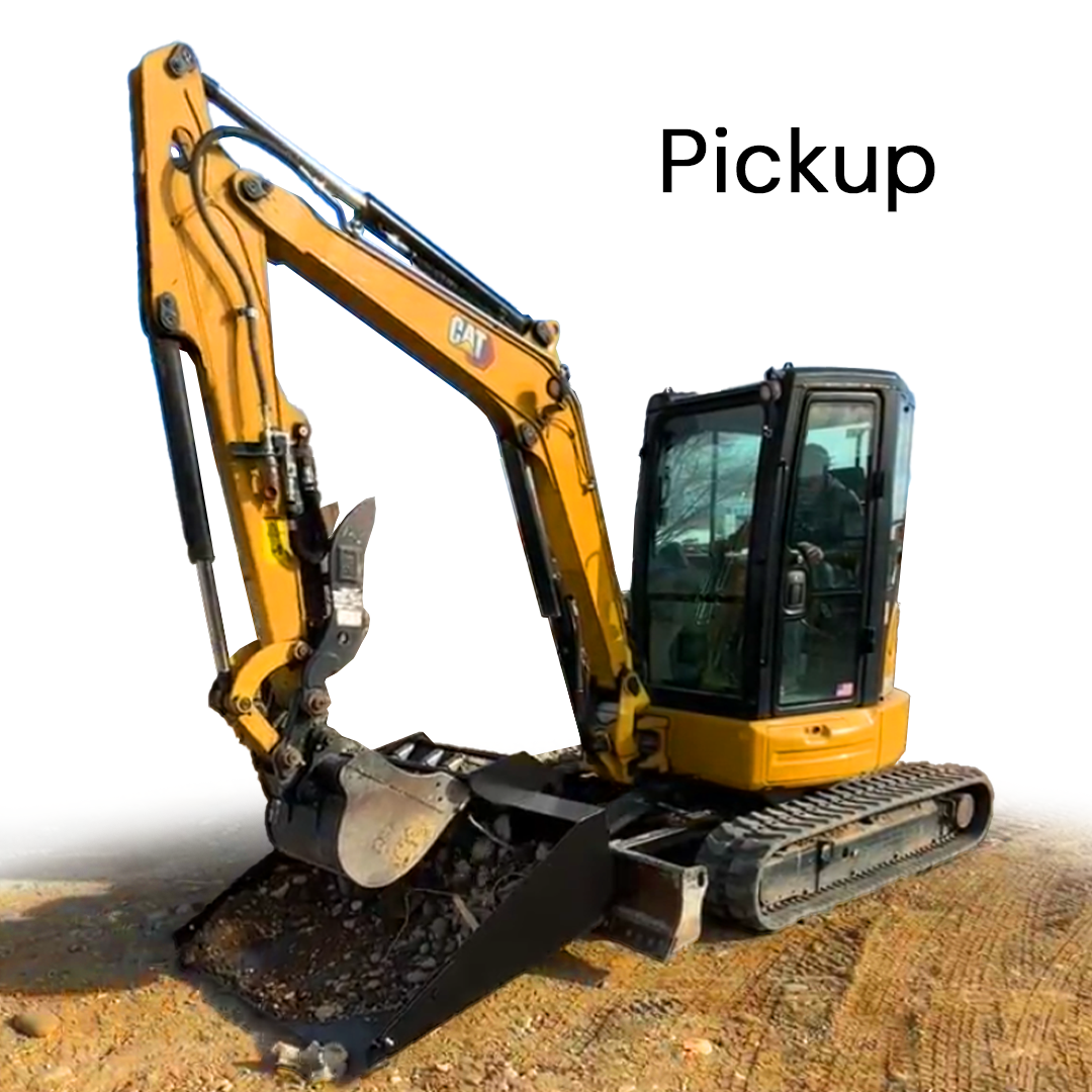 Bear Paw Mini Excavator Material Handling Attachment