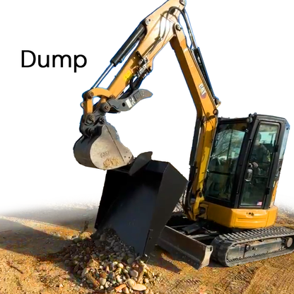 Bear Paw Mini Excavator Material Handling Attachment