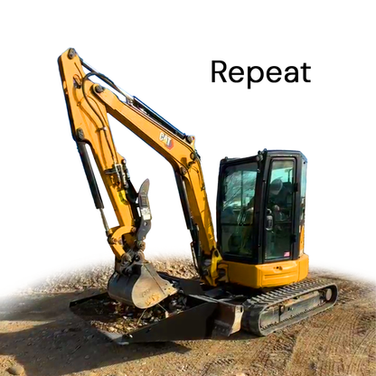 Bear Paw Mini Excavator Material Handling Attachment