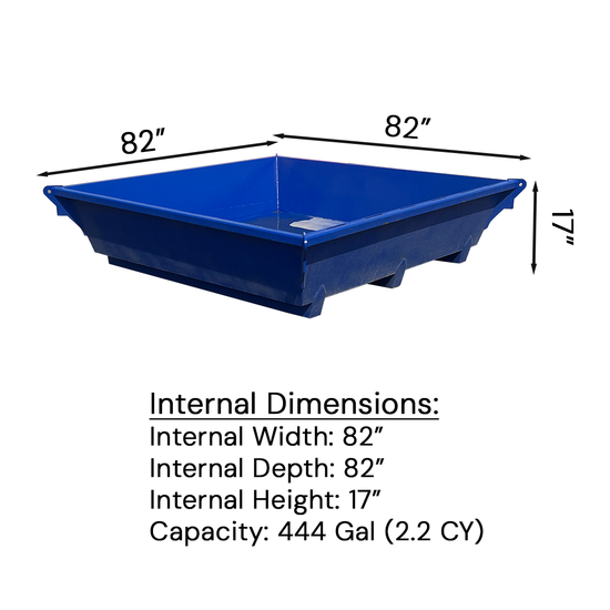 Watertight Concrete Washout Containers for Sale