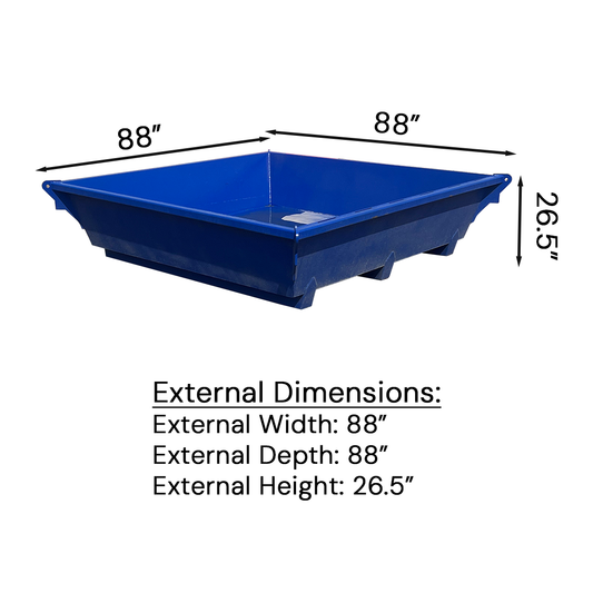 Washout Tub - 3 CY