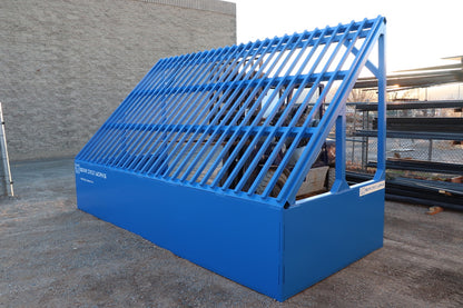 A large bear iron works grizzly rock screen.